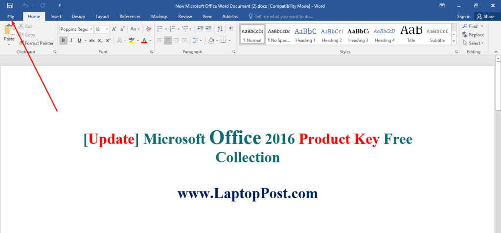 Microsoft Office Professional Plus 2016 Product Key 3 Ms office 2016 Activation File Option