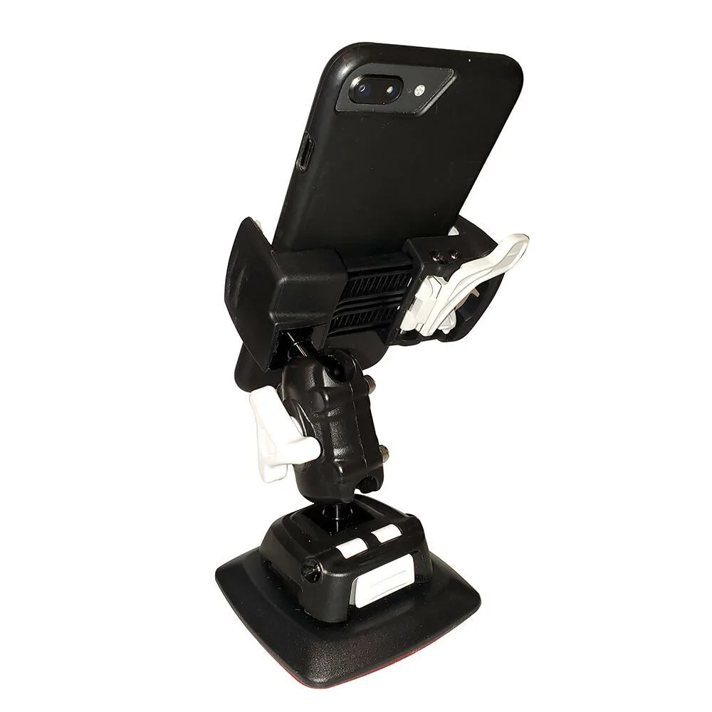 clamp vs adhesive phone mount for cooling pad