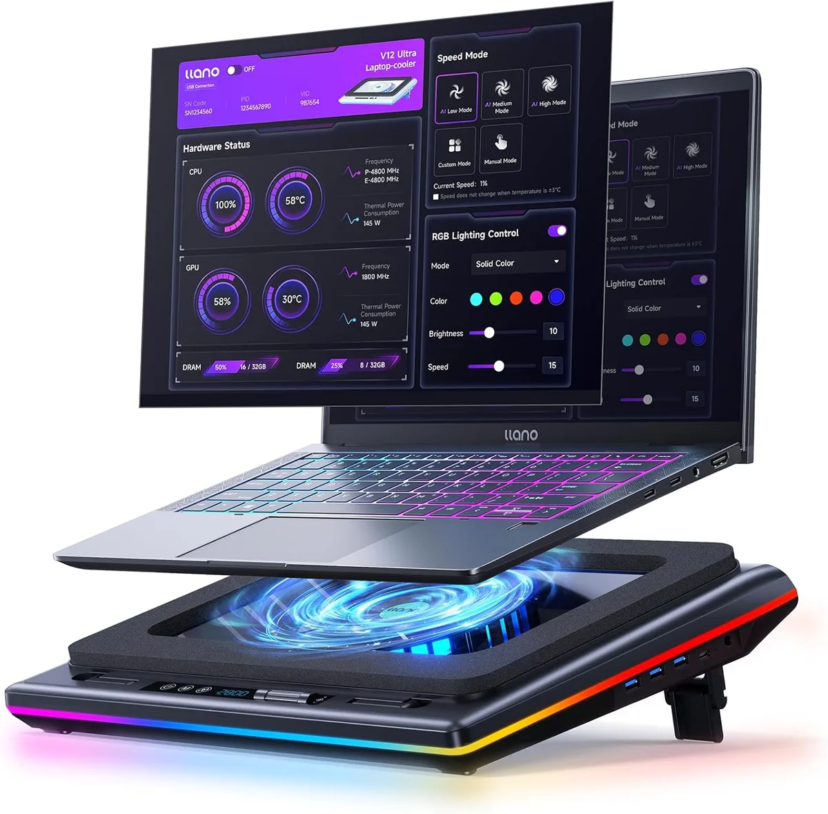 cooling pad companion software RGB settings