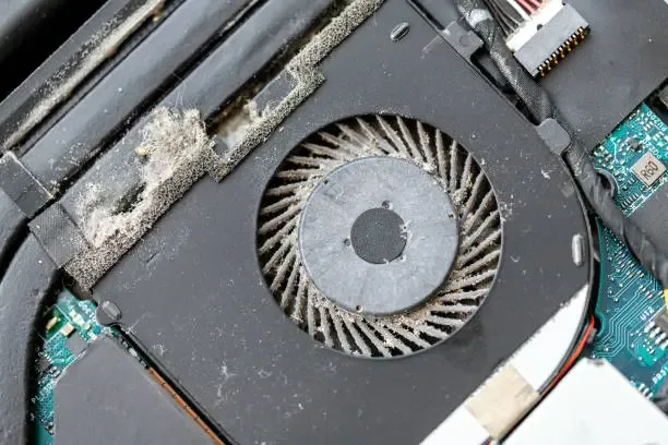 cooling pad dust clog misdiagnosis