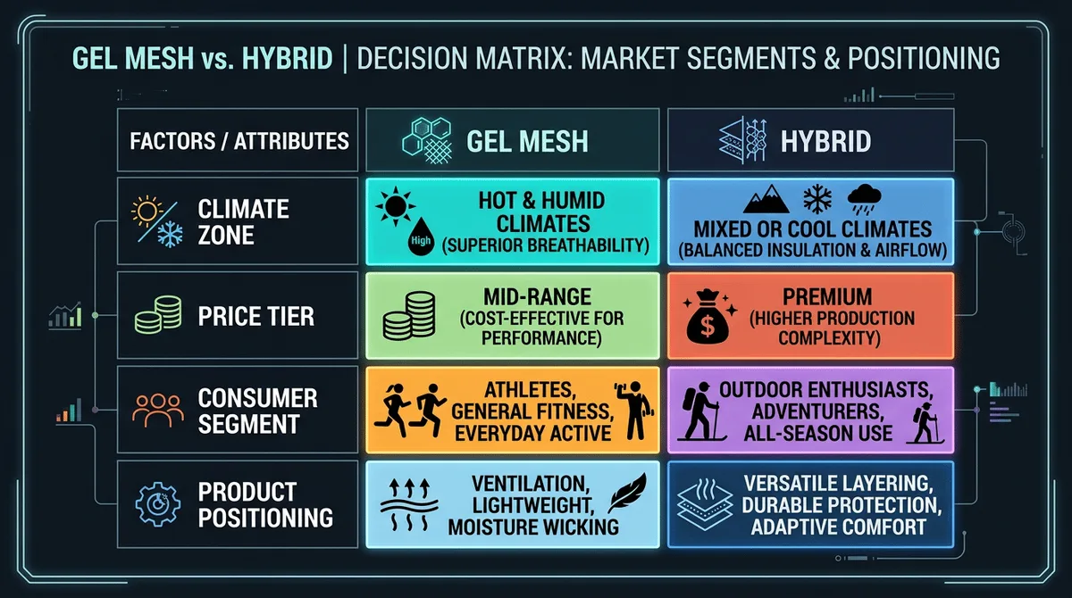 cooling pad mesh distance decision tree