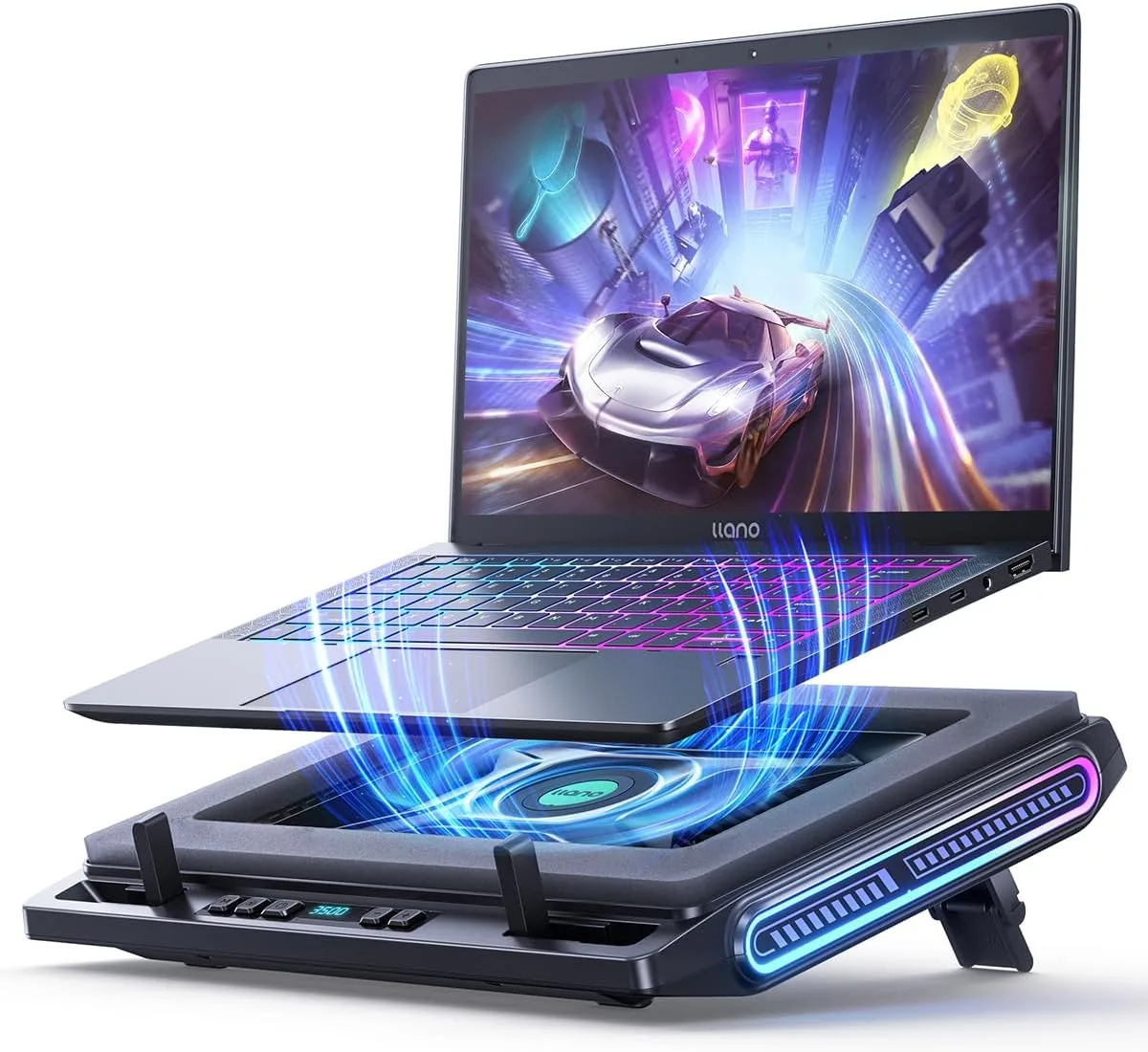 Does Cold AC Blown Into Laptop Cooling Pads Drop Temps More? 3 cooling pad vent alignment