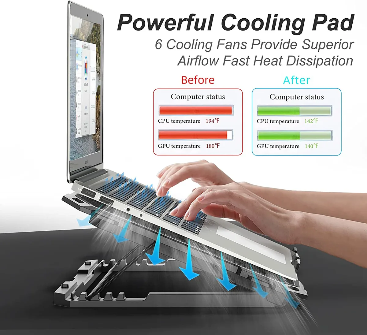How to Check Laptop Intake Vent & Cooling Pad Fans Alignment 4 Core Components: Laptop Intake Vents vs. Cooling Pad Fans