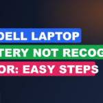 fix dell laptop battery not recognized error easy cover mt84pdxt