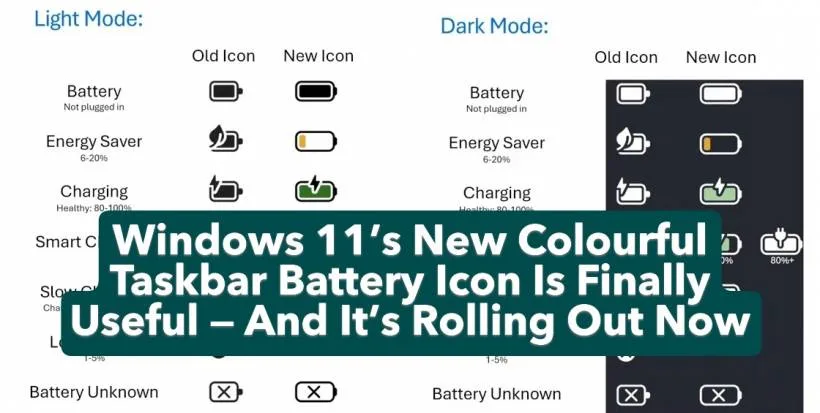 how to fix battery icon missing from windows 11 taskbar mt890o80