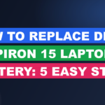 how to replace dell inspiron 15 laptop battery 5 e cover mt855z0z