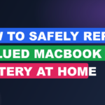 how to safely replace a glued macbook pro battery cover mt858azp