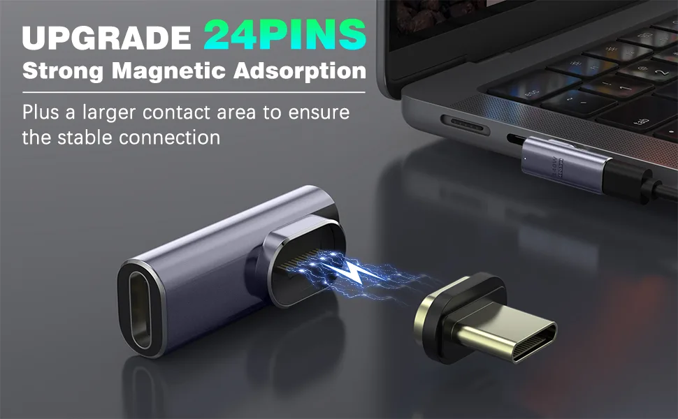 How to Use Magnetic Breakaway USB-C Laptop Charging Adapter