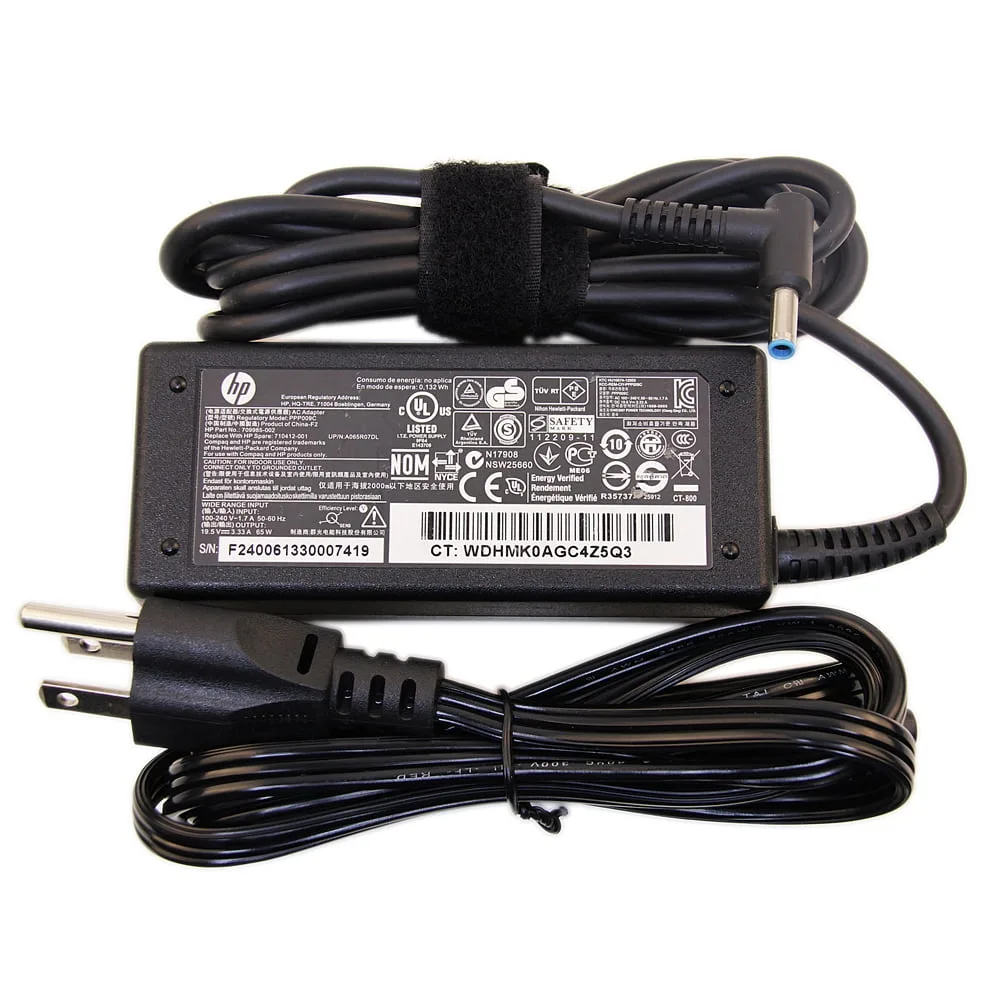 HP adapter wattage