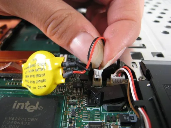 plug-in CMOS battery connector