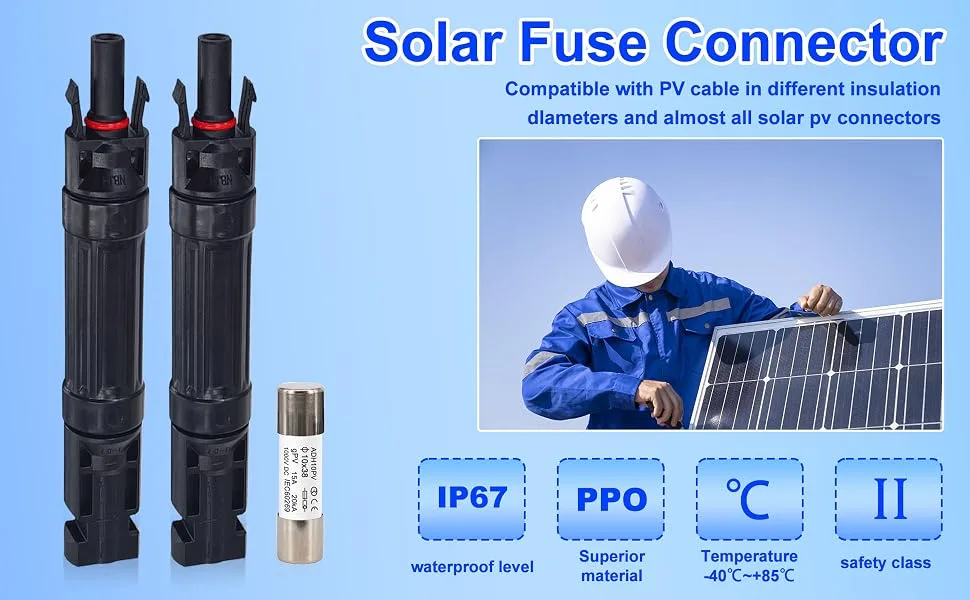 solar panel input terminal fuse