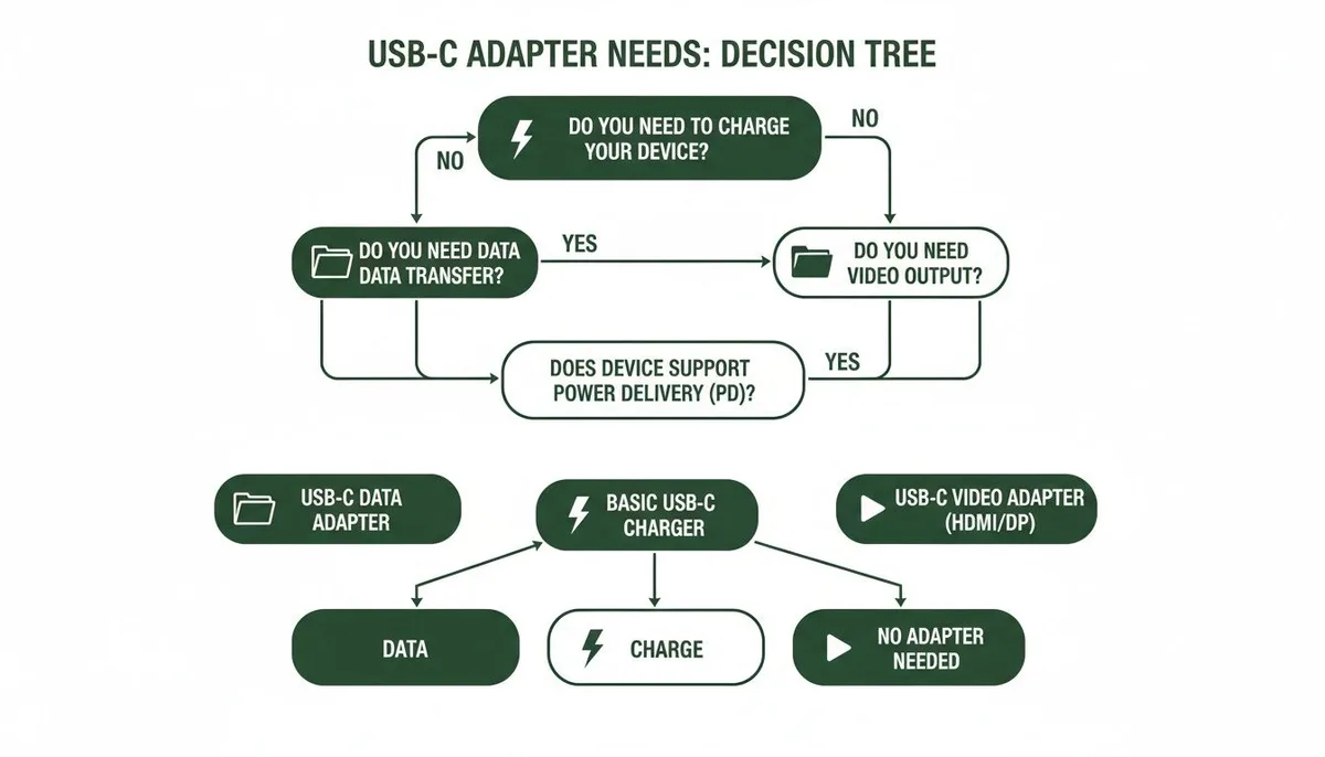 Why Is My Laptop Charging So Slow on USB-C? Reasons & Fixes 3 USB-C charging troubleshooting workflow