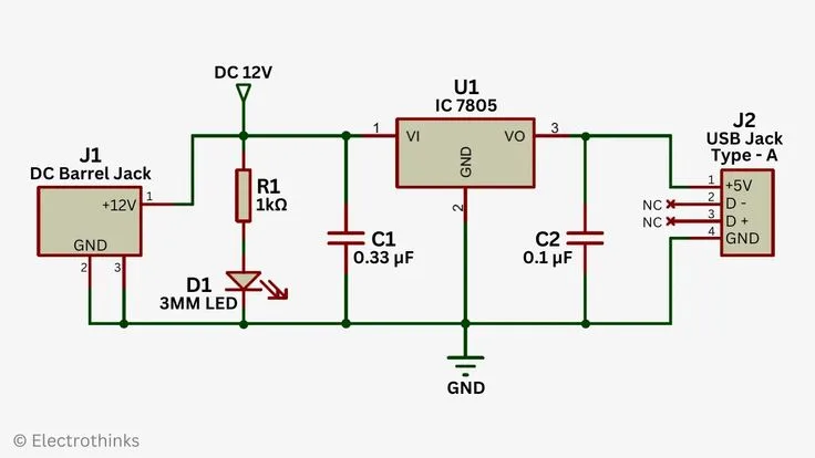 USB port 5V output limit