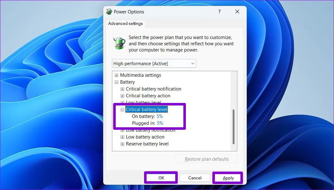 How to Set Critical Battery Shutdown Threshold in Windows 11 3 Why Your Windows 11 Laptop Shuts Down Too Early (Even With Battery Left)