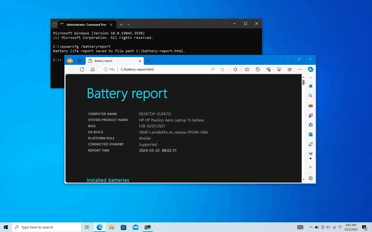Why Does HWMonitor Show 100% Battery Wear? Top Causes 4 Windows powercfg battery report